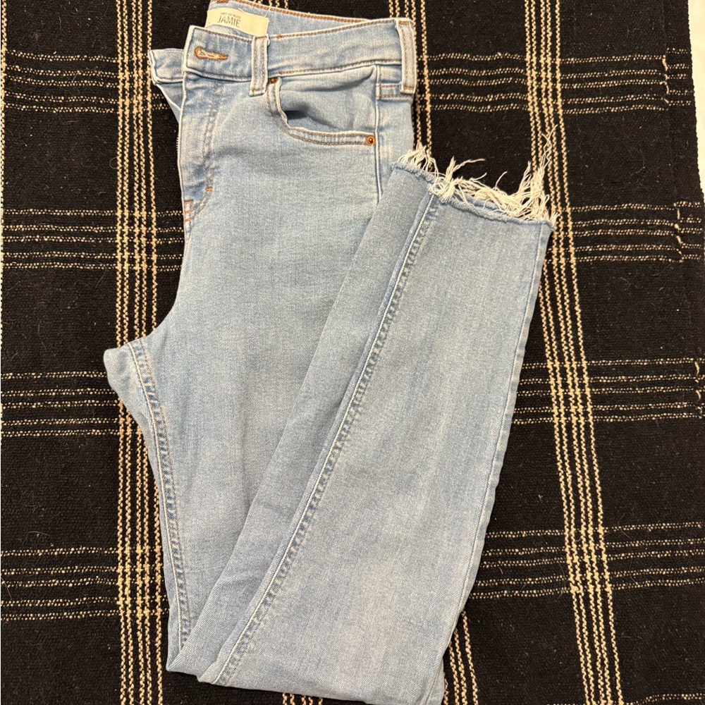 Topshop jamie skinny jeans size 26